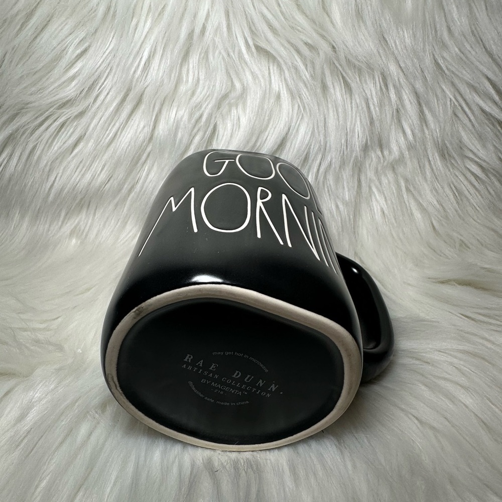 Rae Dunn Good Morning Mug Black - Picture 3 of 3